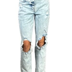 Distressed Light Blue Women's Jeans